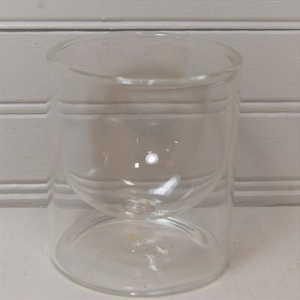 Vintage Double Wall Glass from Gap up-cycled Candle jar 3x3 inches‎